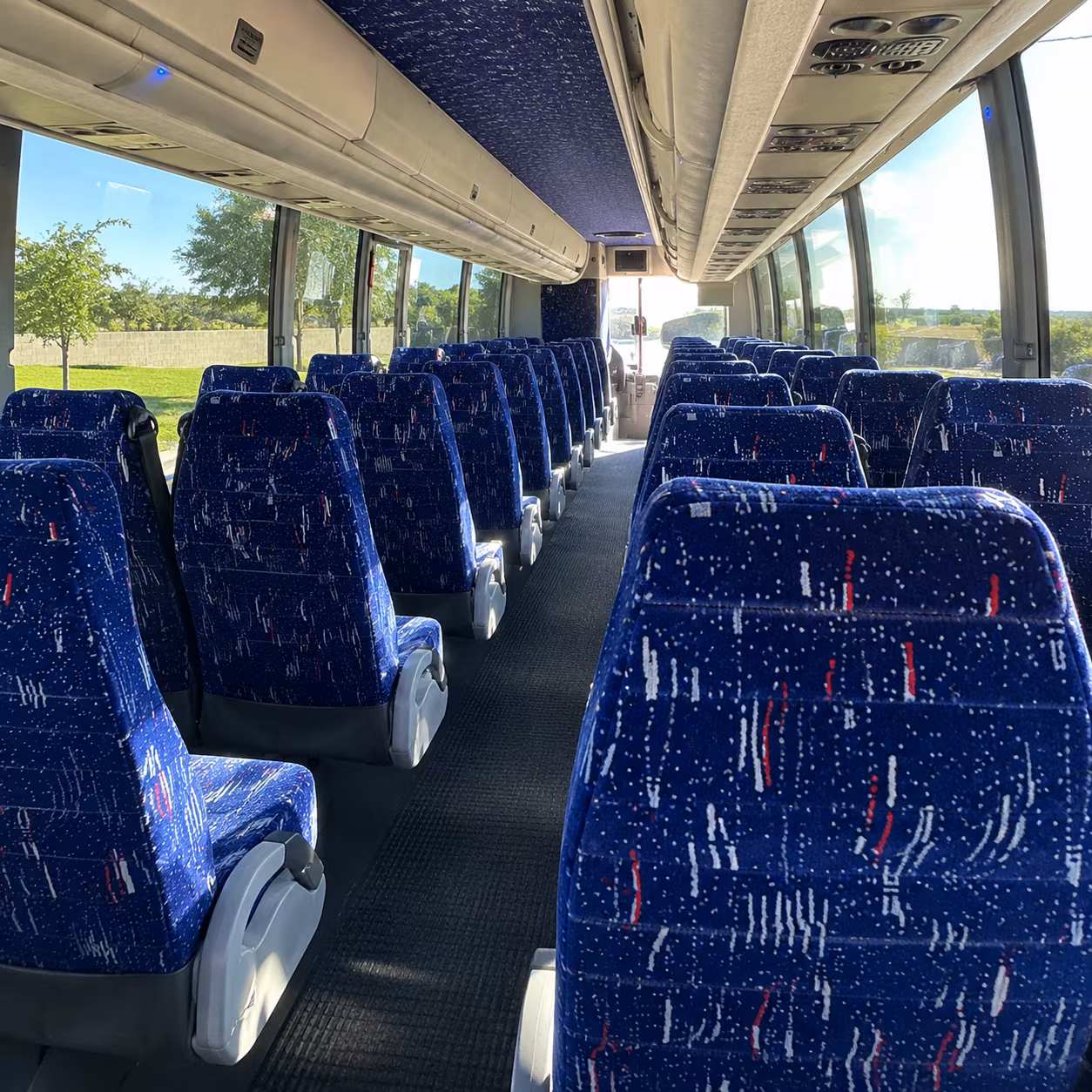 lehi charter bus services interior
