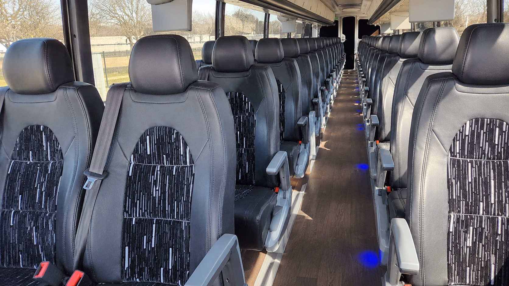 one bus for the whole group on a park city wine night